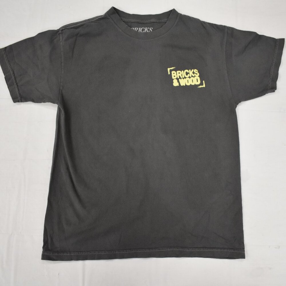 Bricks & Wood Mens Bricks & Wood A South Central Company Gray Shirt New Medium